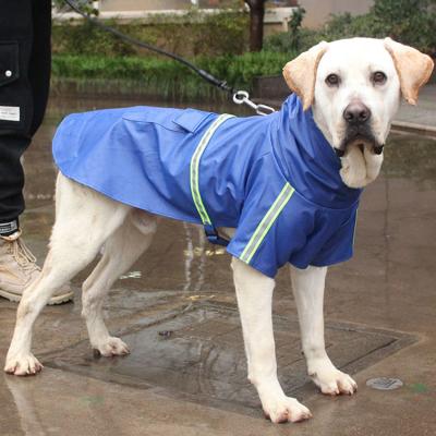 China Pet Rain Gear Sale Dog Raincoat Single Large Large Dog Raincoat Warm Reflective Poncho Puppy Raincoats Pet Rain Gear Clothes for sale