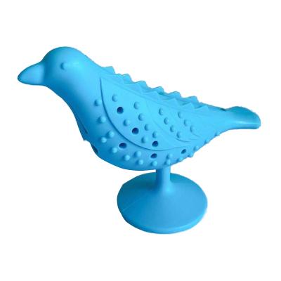 China Rechargeable Cats Bird Shape Catnip Toothbrush Teeth Cleaning Chew Treat Bite Resistant Interactive Pet Toy for sale