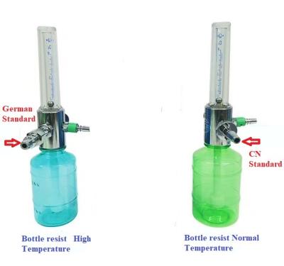 China Oxygen Air Hospital Use Gas Flow Meter Oxygen Regulator Oxygen Flowmeter with Humidifier Bottle for sale