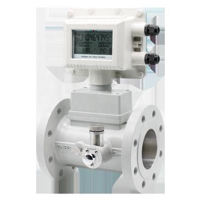 China Aluminum Alloy Carbon Steel LPG Natural Gas Turbine Flow Meter Propane LPG Gas Turbine Digital Flow Meter for sale