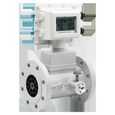 China SS304 or 316L Turbine Gas Flow Meter Natural Gas Digital Display Turbine Flow Meters for sale