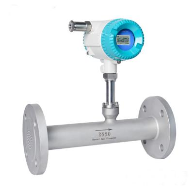 China SS304 or SS316 Customized Grading High Pressure Air Flow Meter Pressure Compress Gas Mass Flow Thermal Meter for sale