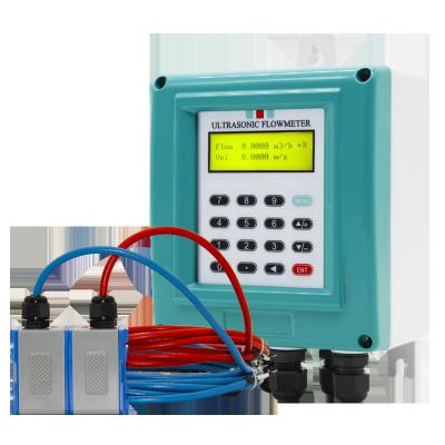 China OEM Color Wall Mounted Screen Ultrasonic Water Flow Meter QTDS-100 for sale