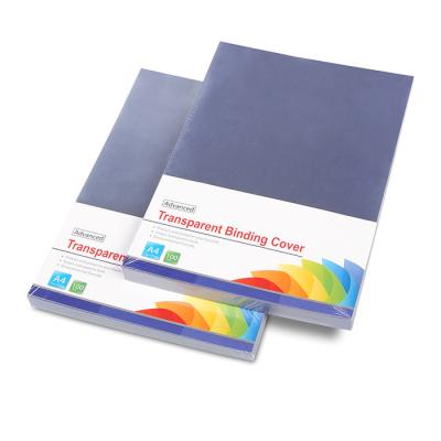 China Plastic Letter Size A4 Clear PVC Binding Covers A4 Binding Covers PVC Book Binding Cover For Report Presentation IDPVCBC003 for sale