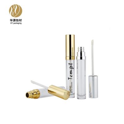 China Cosmetics 6ml Coated Clear Lip Gloss Tube Container for sale