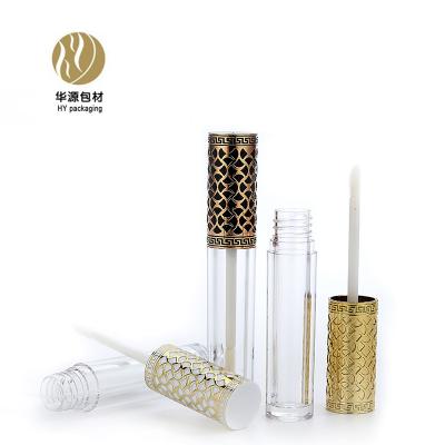 China Cosmetics Private Label Mini Style Large Diameter 5ml Lip Gloss Short Tube Packaging for sale