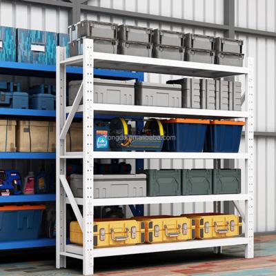 China New Design Corrosion Protection Warehouse Racking Systems Boltless Stainless Steel Rack Medium Duty Storage Shelf Garage Shelves for sale