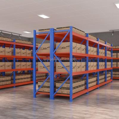 China warehouse industrial medium duty metal corrosion protection factory price shelving shelving longspan system for sale