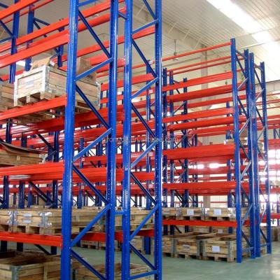 China Corrosion Protection Cargo Storage Rack Racking High Density Adjustable Heavy Duty Racking System Selective Warehouse Pallet Rack for sale