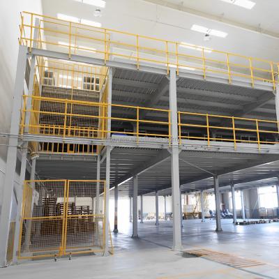 China Corrosion Protection Deck Structure Steel Mezzanine Flooring Systems for sale