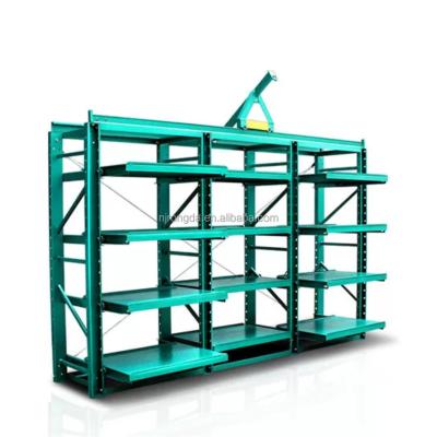 China Wholesale Corrosion Protection Mold Racking Systems Metal Sliding Drawer Mold Storage Rack for sale