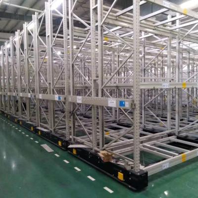 China Higher Electric Corrosion Protection Storage Efficiency Mobile Shelves System For Warehouse Storage for sale