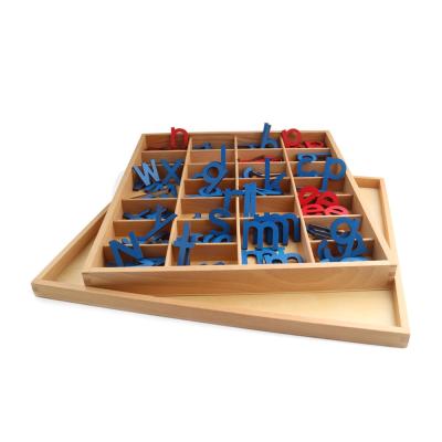 China Educational Equipment for Moveable Alphabets Montessori Wooden Material Maker Schools LeaderJoy Educational Toys for sale