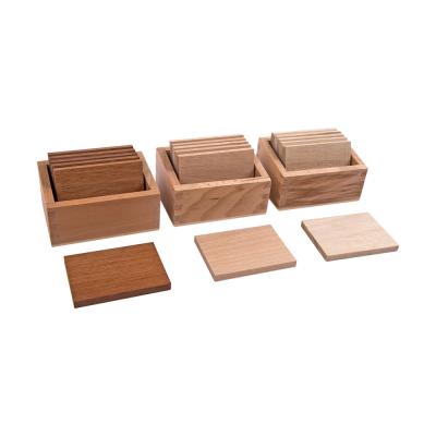 China New Beech Wooden Montessori Educational Sensory Toys For Kids Baric Tablets With Box for sale