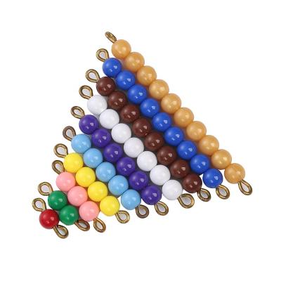 China LeaderJoy Montessori Teaching Aids Montessori Beads Staircase Math Toys Montessori Educational Aids for sale