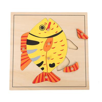 China Educational Equipment for Schools Kids 3d Bird Wooden Jigsaw Puzzles Animal Montessori Christmas Shape Educational Toys for sale