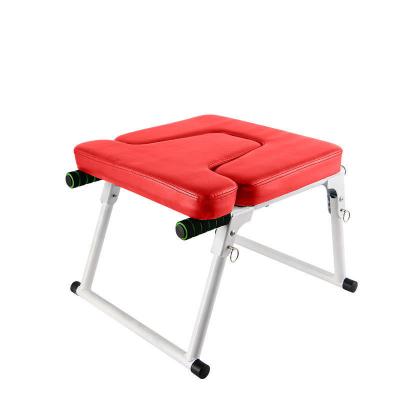 China Folding Yoga Exercise RFQ Home Fitness Equipment Handstand Stool Yoga Chair Yoga Bench Inverted Material PU Yoga Inversion Exercise for sale