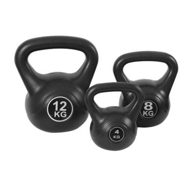 China 2021 Universal Hot Sale PE Vinyl Kettlebell Fitness Equipment Weight Lift Weight Lift Competition Kettlebell Cement Strength Training Universal for sale