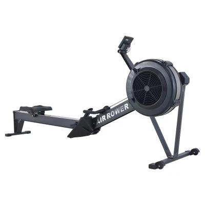 China 2021 wholesales wind resistance rowing machine gym air rowing machine durable foldable home indoor fitness equipment for sale