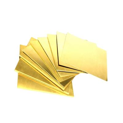 China Width Thickness Aerospace Length Customized Flat Plate Brass Sheet Stock for sale