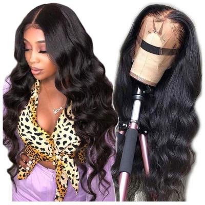 China Brazilian Body Wave Cuticle Aligned Virgin Hair Lace Front Body Wave Wigs for sale