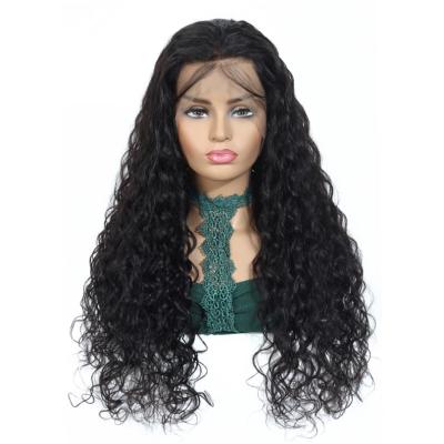 China 100% Deep Wave Virgin Cuticle Aligned Mink Brazilian Deep Wave Human Hair 13*6 HD Transparent Full Lace Wigs for sale