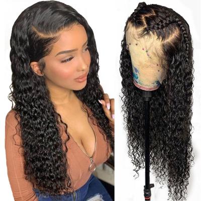 China Wholesale HD Raw Indian Curly Virgin Hair Curly Lace Front Closure Human Hair Wig Women's Wig Swiss Curly Lace Frontal Full Wig for sale