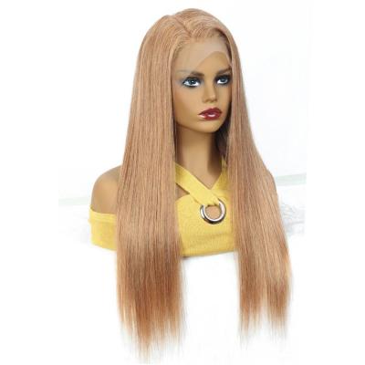 China Straight Front Wig, 27# Transparent Silky Straight Wave 13*4 Inch Lace And Long Silky Hair Cosplay Wig Factory Supply for sale