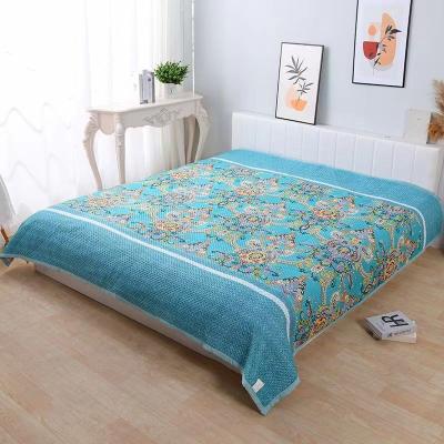 China Hot Selling Children's Bed AB Version Comfortable And Breathable Anti Slip Bedspread Removable Cover Bed Peel Fabric Snowflake Friendly Soft Cotton for sale