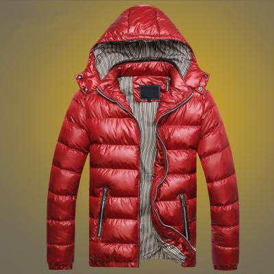 China 2021 plus size breathable clothing thicken stripper men's jackets and coats fashion winter bubble coat men for sale