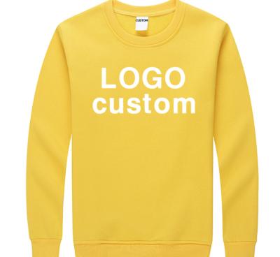 China Custom Logo Plain Hoodies Without Hood 100% Oversized Sweatshirts Anti-pilling Factory Direct Selling Plain Pullover Cotton for sale