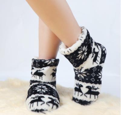 China Fashion trend winter home slippers fur plush warm boots relieve contton warm breathable boots for sale