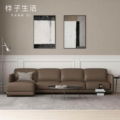 China Other high quality design living room furniture leather modern nordic minimalistic sofa set for sale