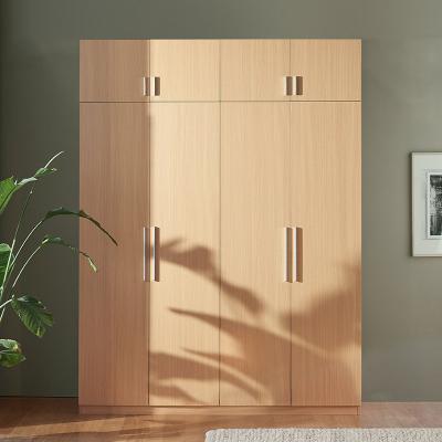 China Eco-friendly High Quality Modern Nordic Design Wooden Storage Bedroom Wardrobe for sale