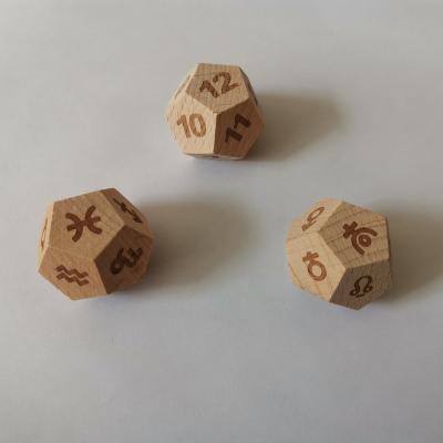 China High Quality Custom Game Dice Set Wholesale Wooden Dice For Game M for sale