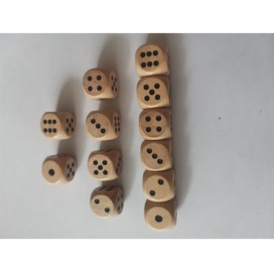 China Rounded Wooden Promotional Corners Black Dots Hexagon Wooden Dies for sale