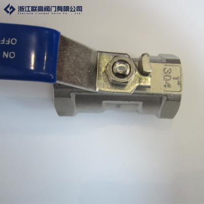 China General Stainless Steel Soft Seated Ball Valves 1PC With Different Styles for sale