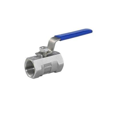 China 1 Piece Stainless Steel Oil Gas Water General Female Ball Valves Thread End for sale