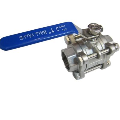 China General Manufacture Professional Ball Valve 3PC Ball Valve With Screwed End for sale