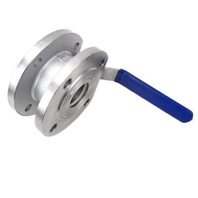 China General TYPE 1PC BALL VALVE BODY BALL VALVE THIN BODY WAFER TYPE FLANGED BALL VALVE for sale