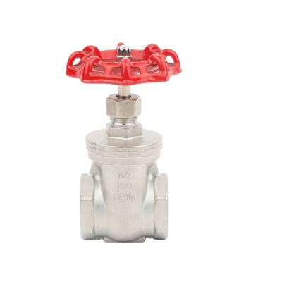 China General Stainless Steel Wedge 200wog Screwed Solid Gate Valve for sale