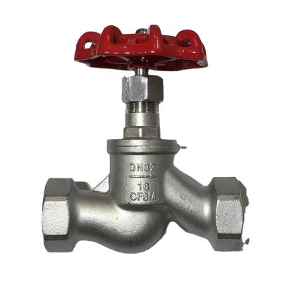 China DN40 CF8M Full Port Threaded Stainless Steel General End Ball Valve for sale