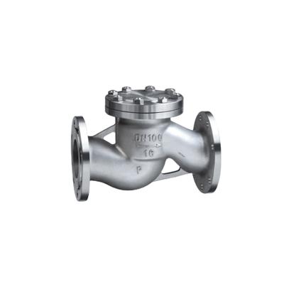 China General CF8M Stainless Steel Spring Loaded Vertical Piston Lift Flanged Check Valve for sale