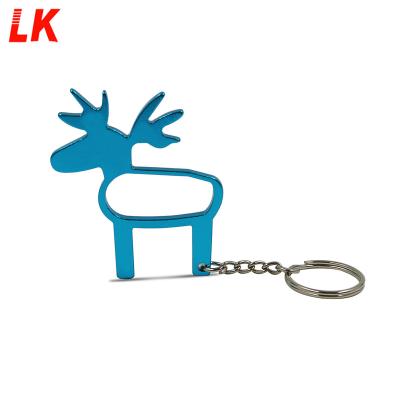 China High Quality Black Brain Minifigure Science Tool Sublimation Multi Stocked Aluminum Key Chain Beer Opener for sale