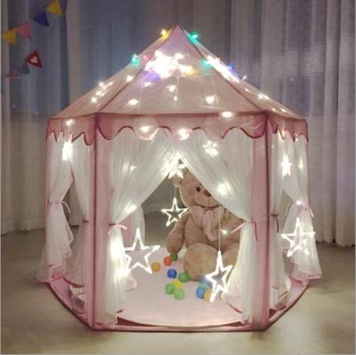 China 2021 Soft Toy Children's Princess Castle Large House Indoor Children Play Toy Tent For Girls for sale