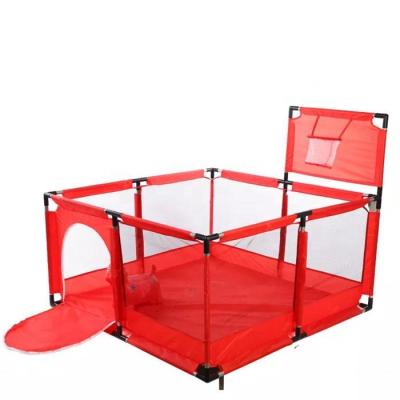 China Easy Assembly Baby Products 2021 Height Quality Square Shape Baby Indoor Folding Playpen For Baby for sale