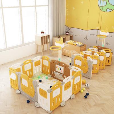 China New Design Easy Foldable Plastic Kids Large Assembly Baby Playpens For Play Yard Home Indoor Outdoor for sale