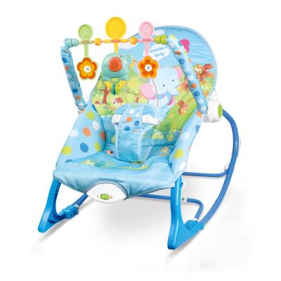 China Modern Colorful Cute Electric Vibration Relaxing Sleep Infant To Toddler Baby Rocking Chair With Music for sale