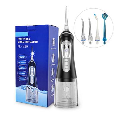 China RV Dental Care Irrigator Usb Water Flosser Oral Rechargeable Port Teeth Remover 4 in 1 Travel Soft Waterproof White Ipx7 for sale