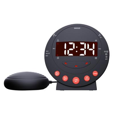 China 12/24 hour display+alarm Drop Ship Products Alarm Clock  With Bed Shaker Vibrating Alarm Clock for Heavy Sleepers and Deaf Hearing for sale